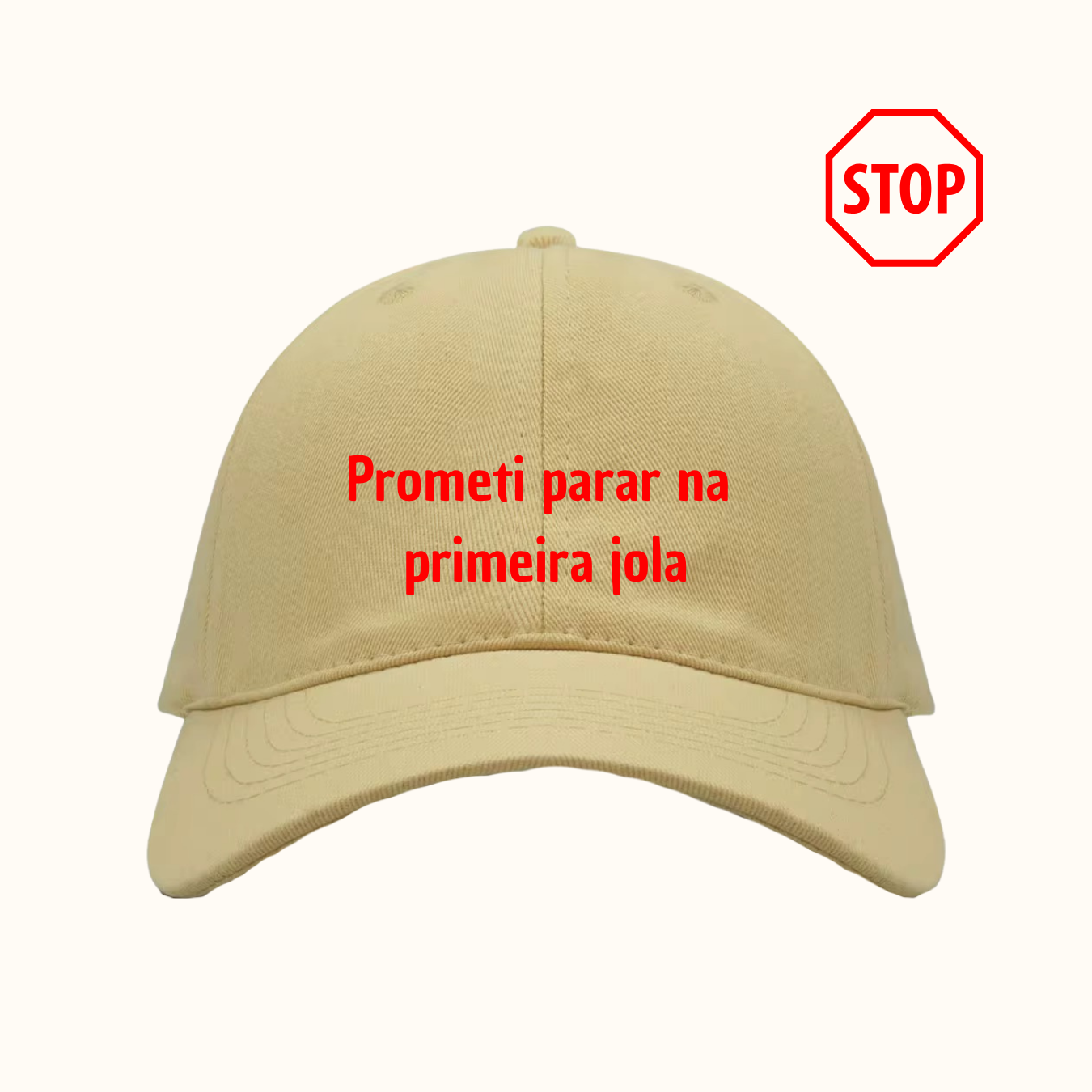 Prometi parar na primeira jola