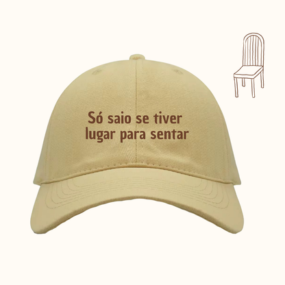 Só saio se tiver lugar para sentar