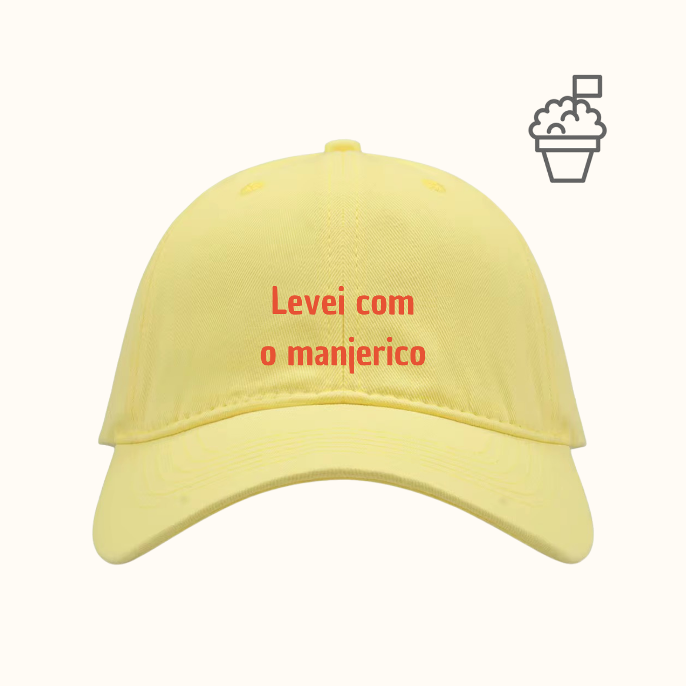 Levei com o manjerico