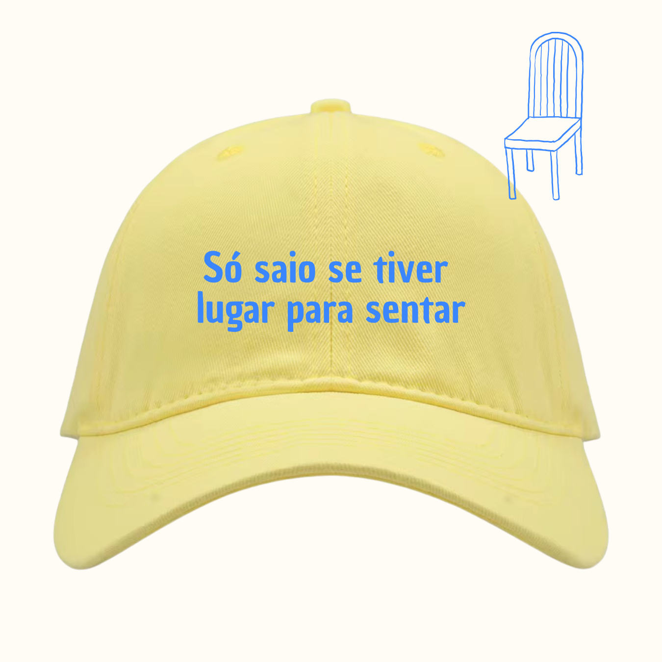 Só saio se tiver lugar para sentar