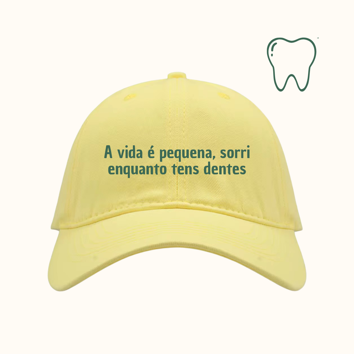A vida é pequena, sorri enquanto tens dentes