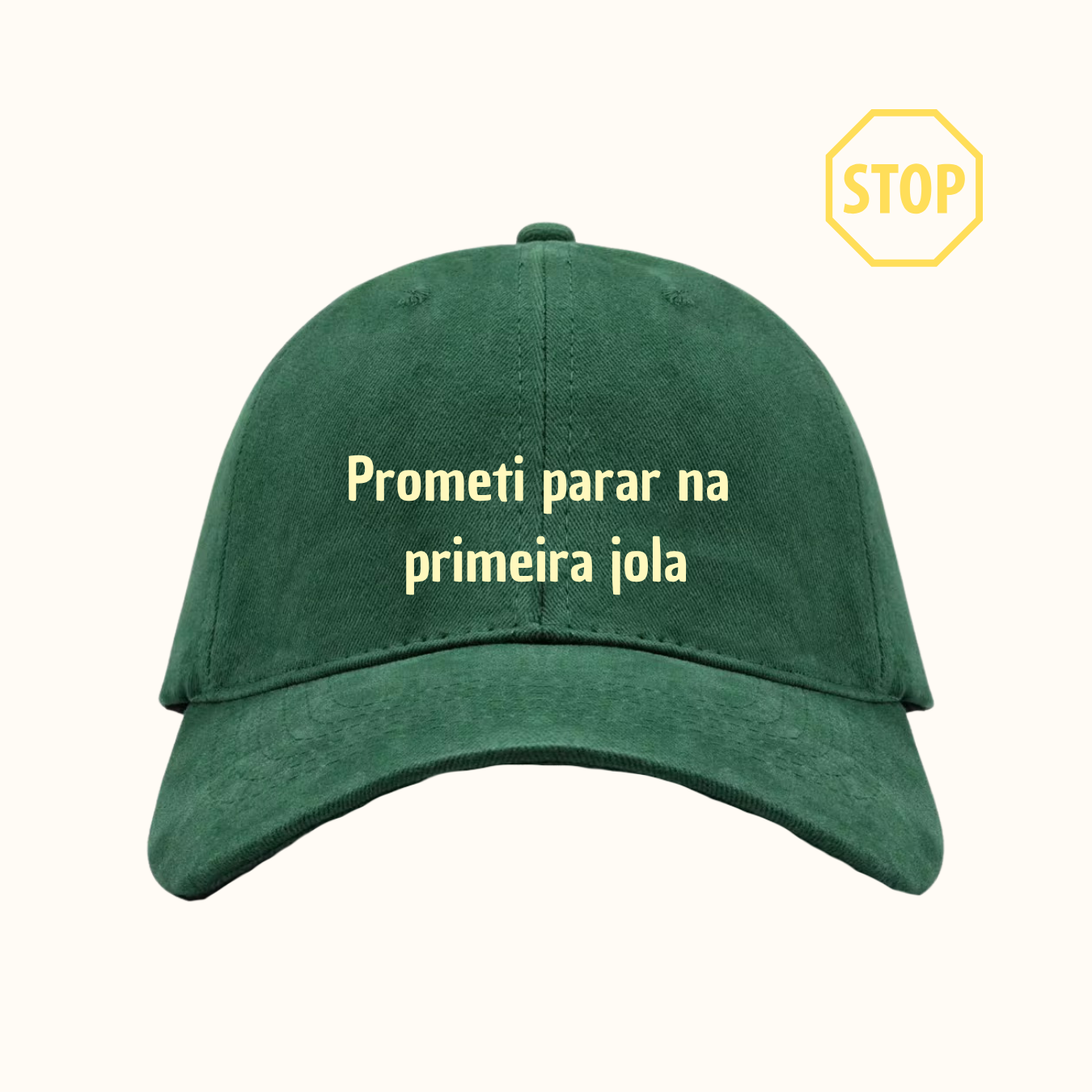 Prometi parar na primeira jola