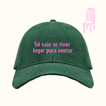 Só saio se tiver lugar para sentar