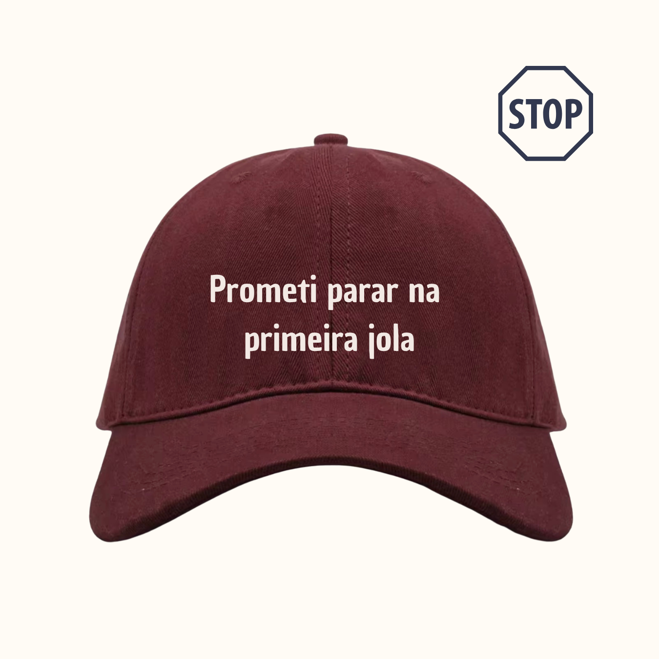 Prometi parar na primeira jola