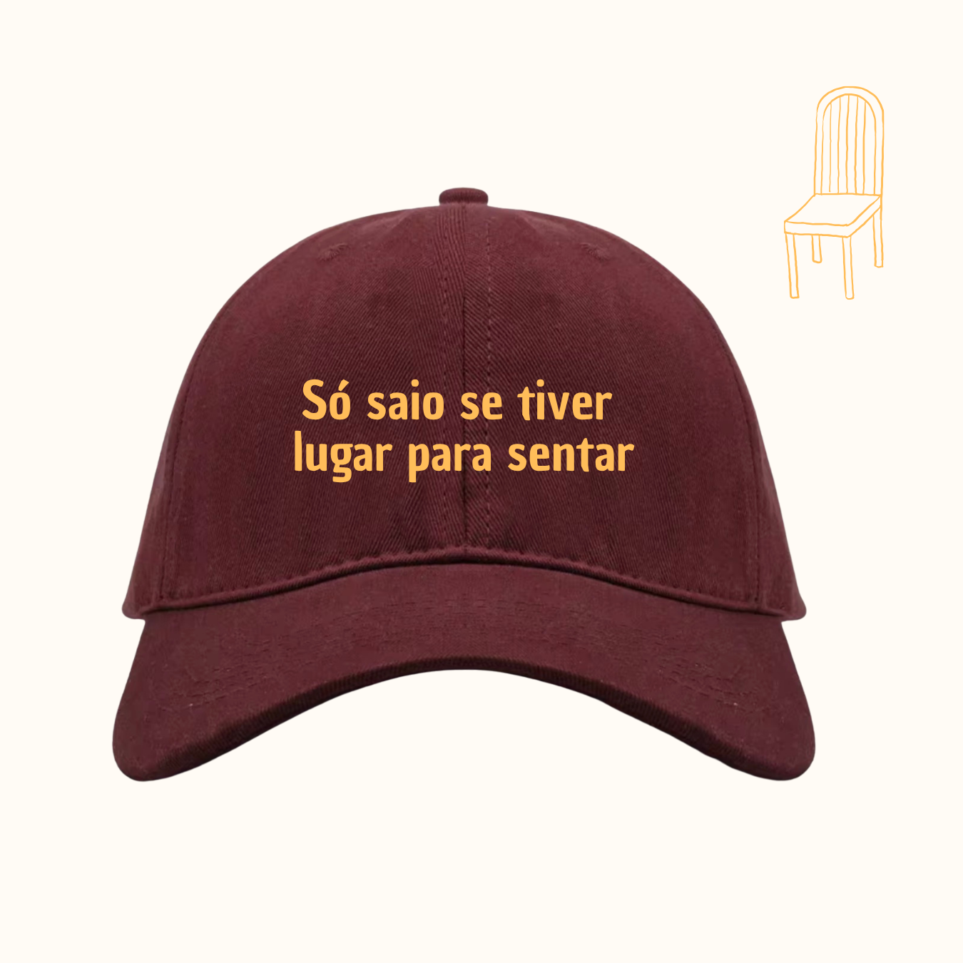 Só saio se tiver lugar para sentar