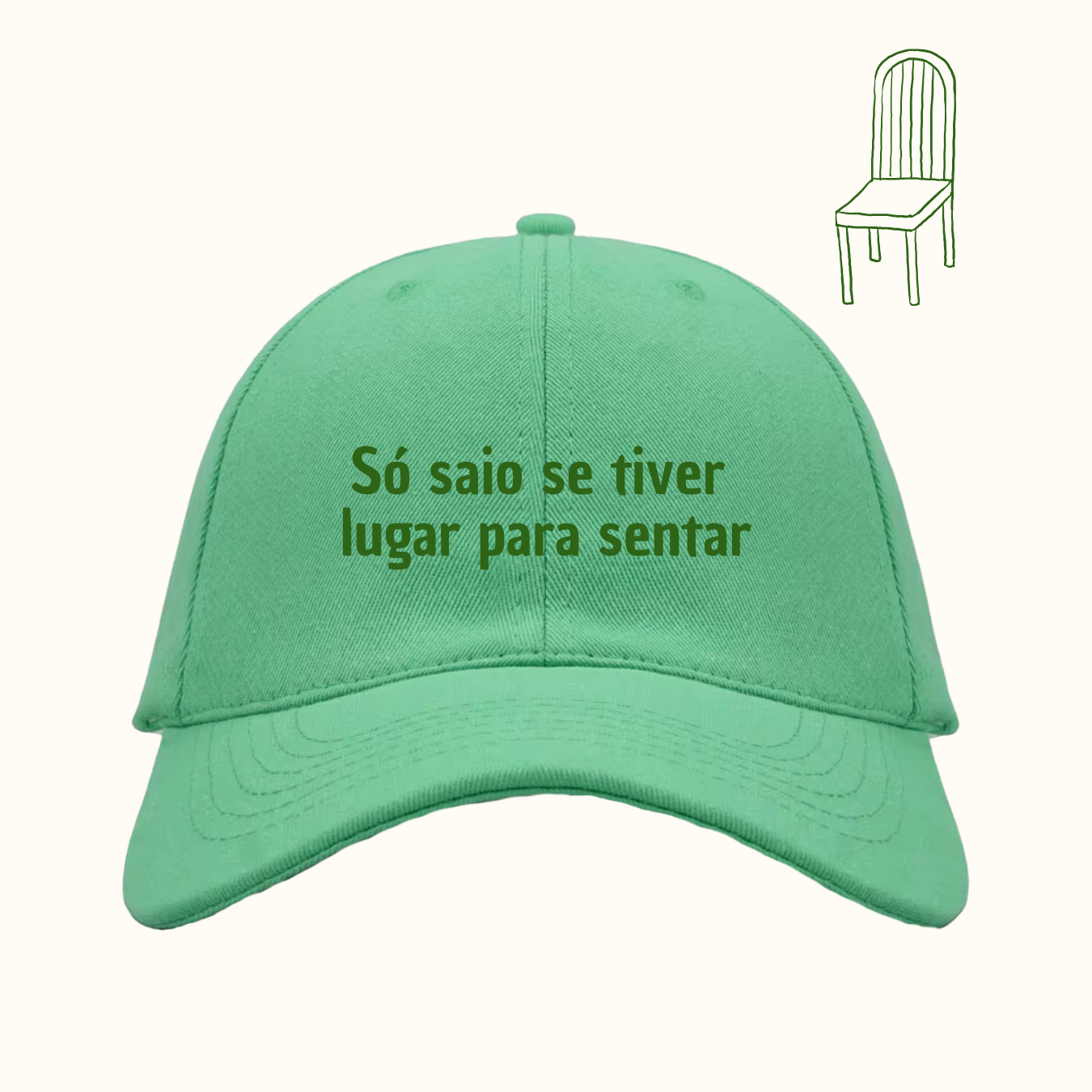 Só saio se tiver lugar para sentar
