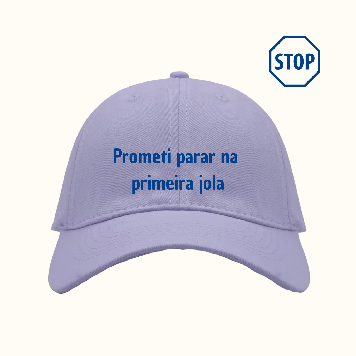Prometi parar na primeira jola