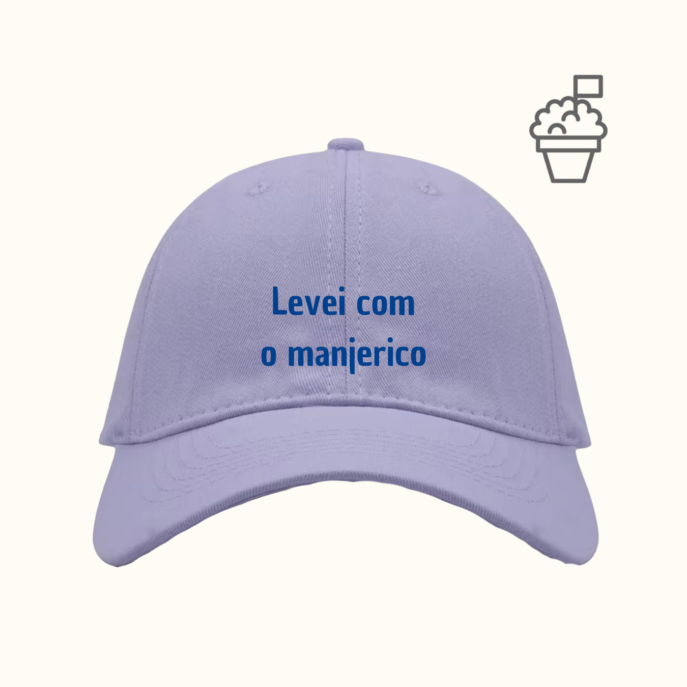Levei com o manjerico