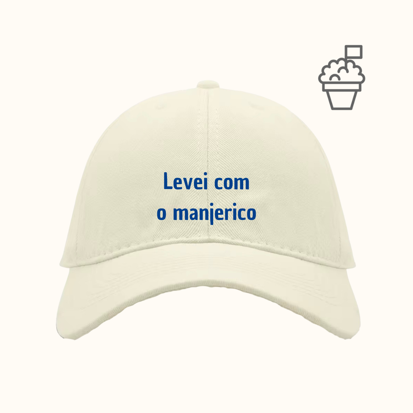 Levei com o manjerico