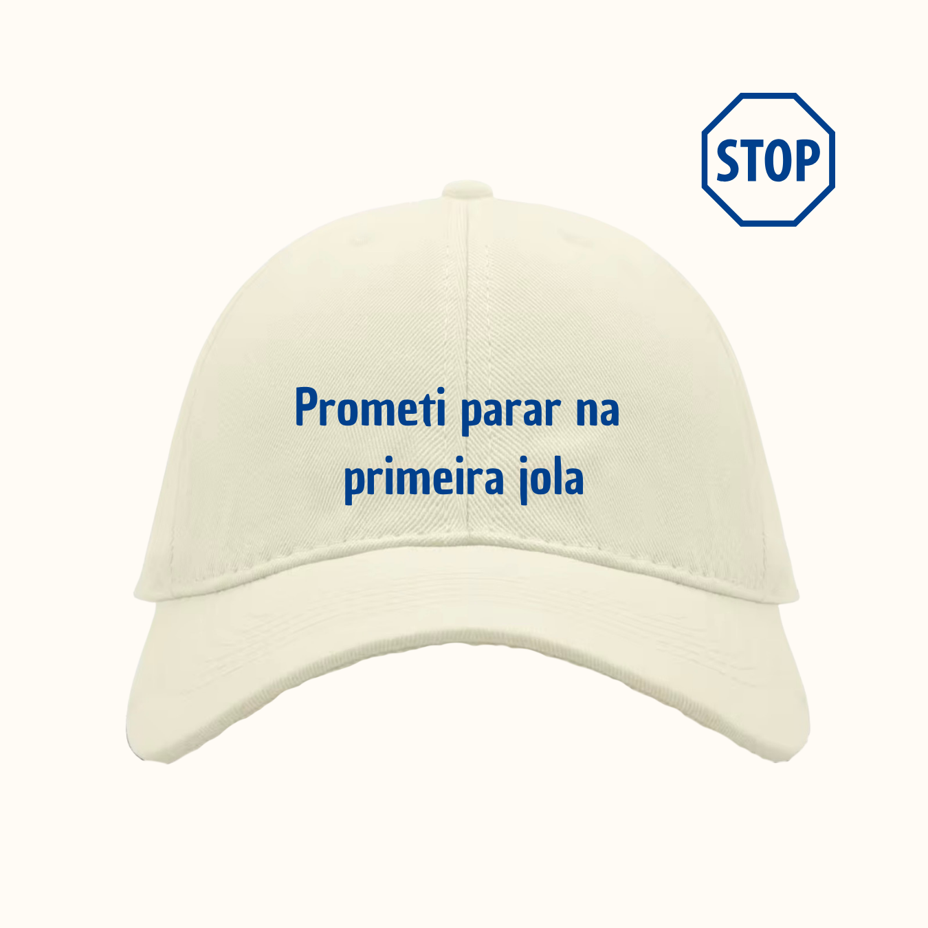 Prometi parar na primeira jola