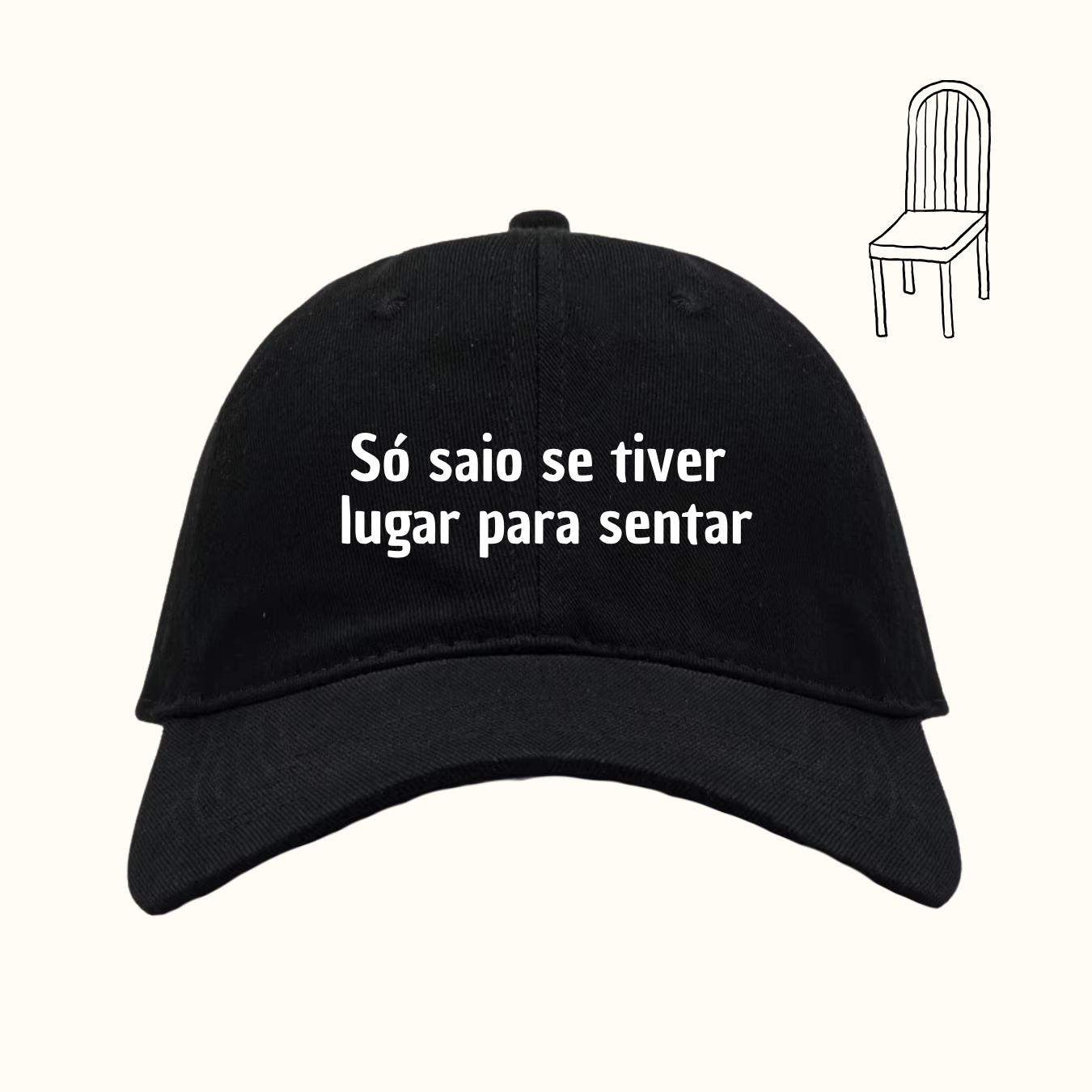 Só saio se tiver lugar para sentar