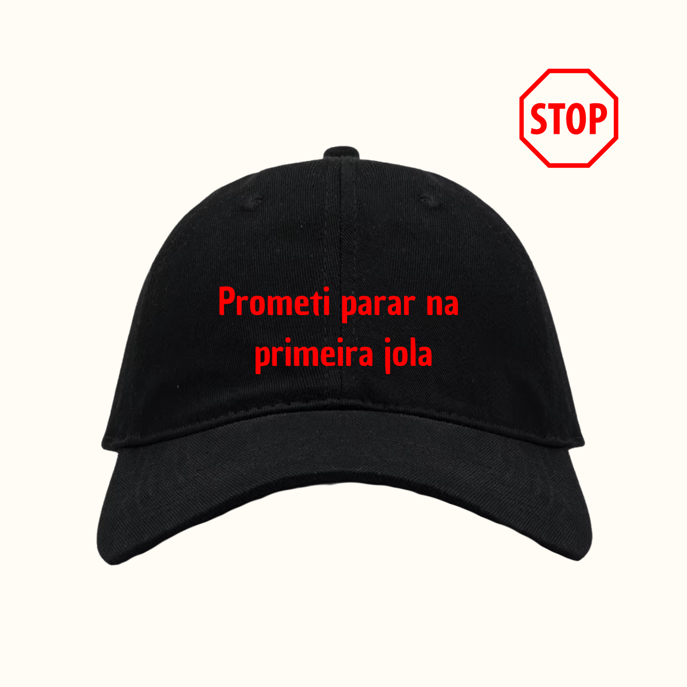 Prometi parar na primeira jola