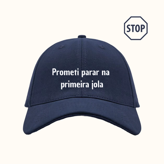 Prometi parar na primeira jola