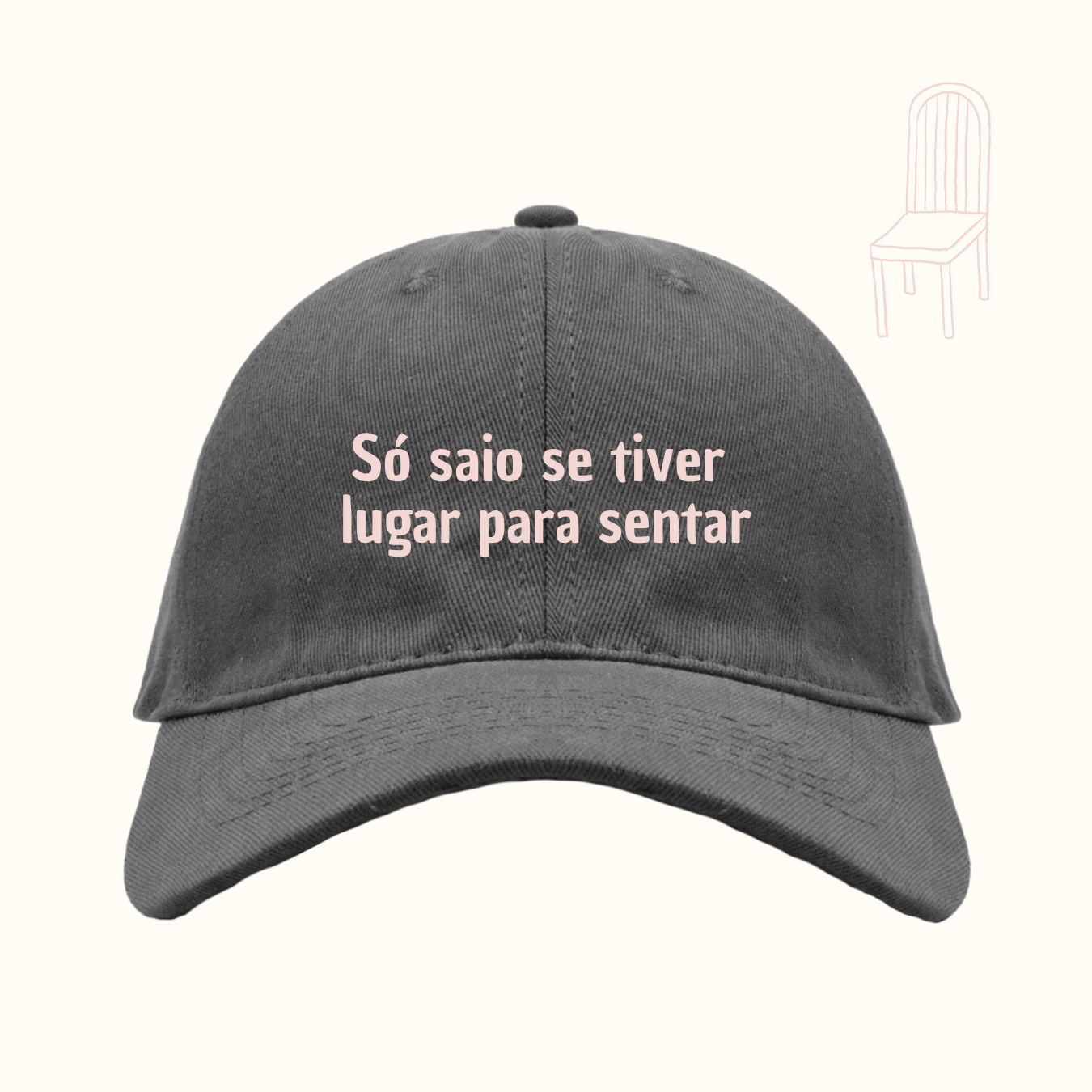 Só saio se tiver lugar para sentar