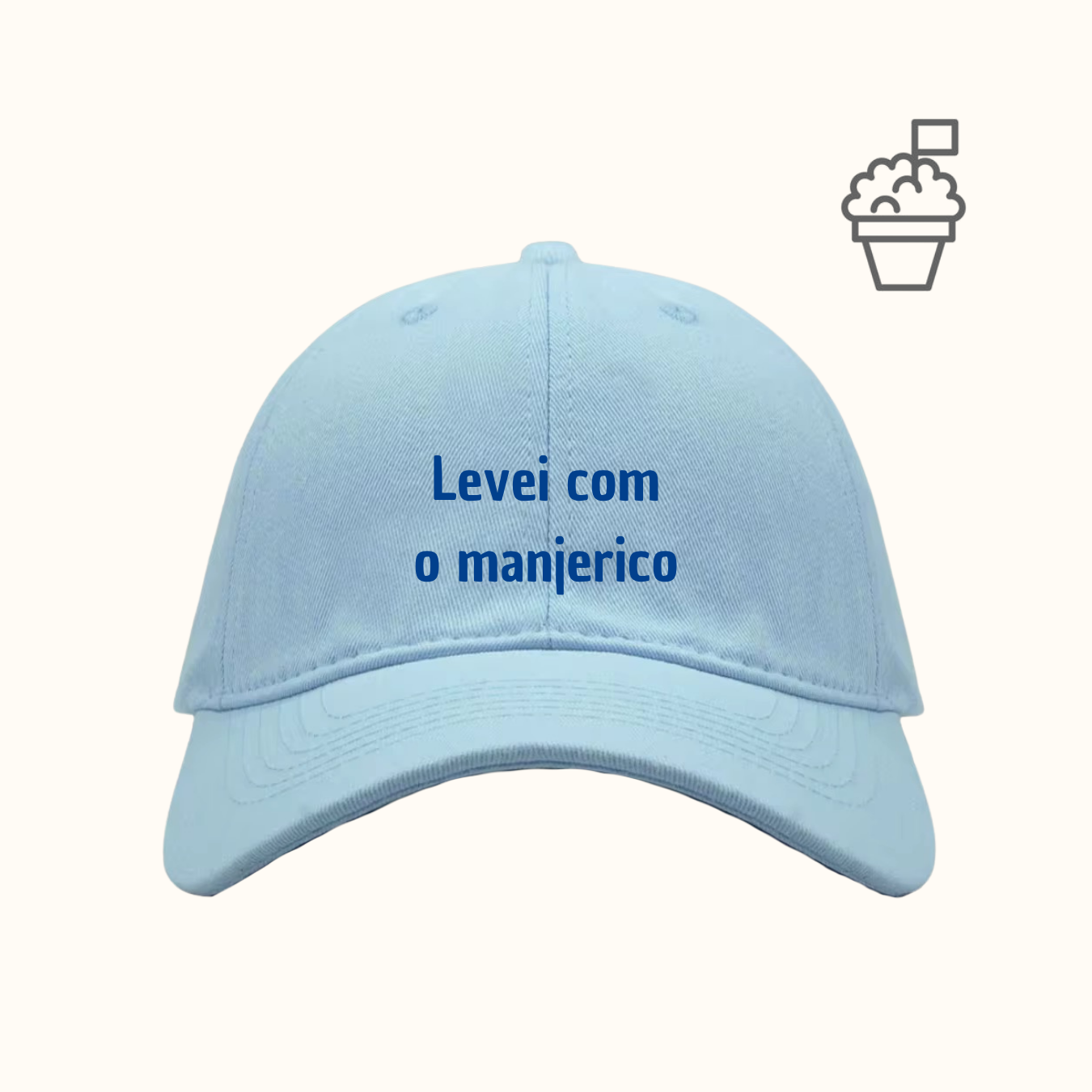 Levei com o manjerico