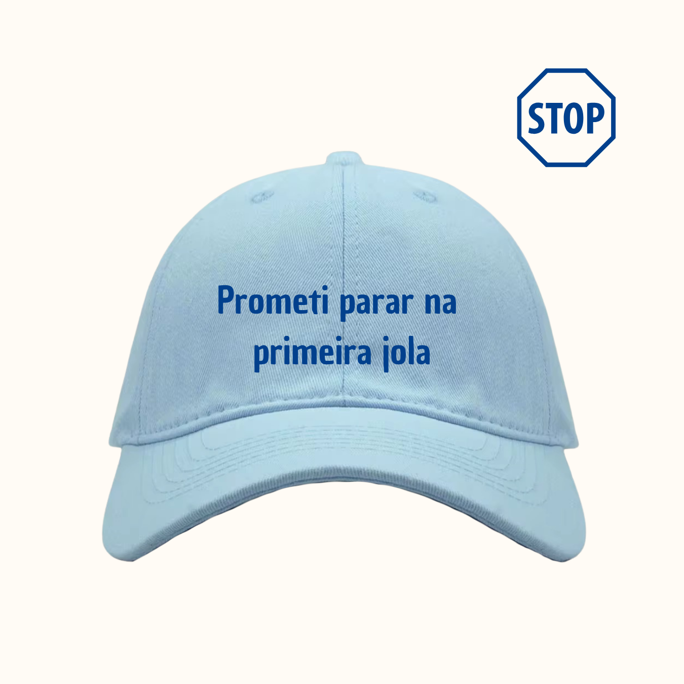 Prometi parar na primeira jola