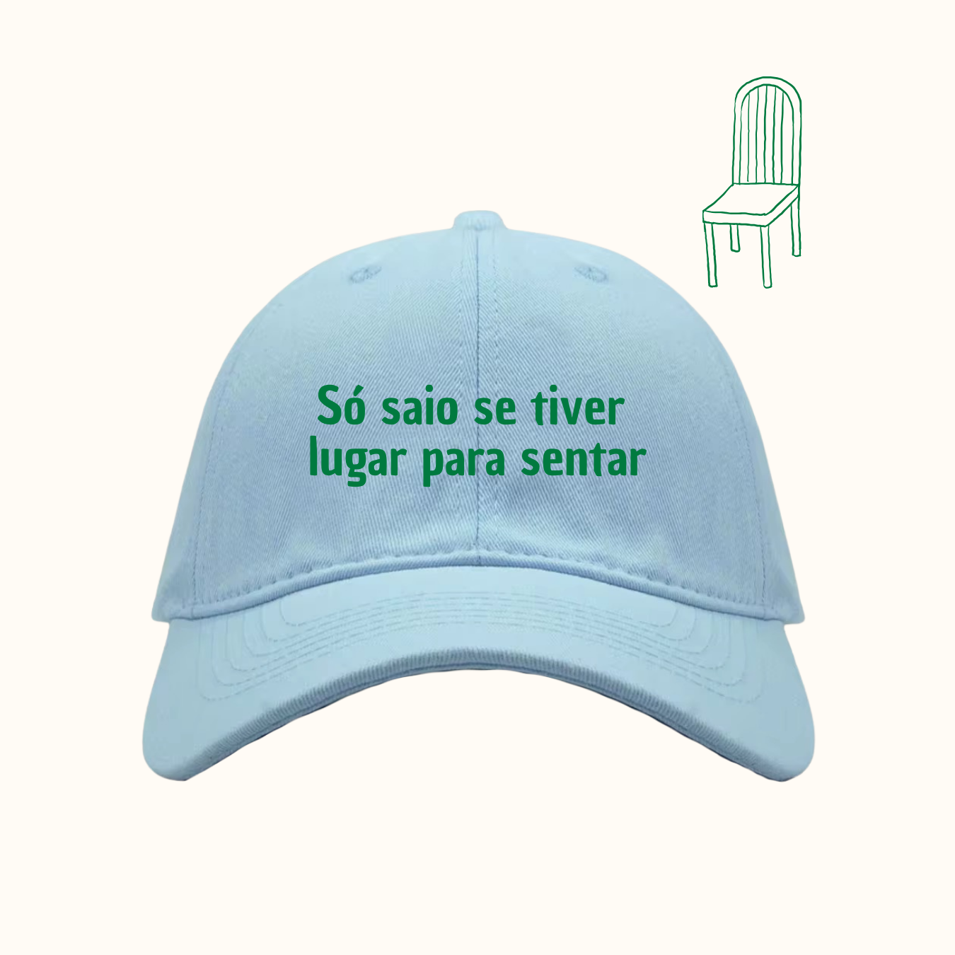 Só saio se tiver lugar para sentar