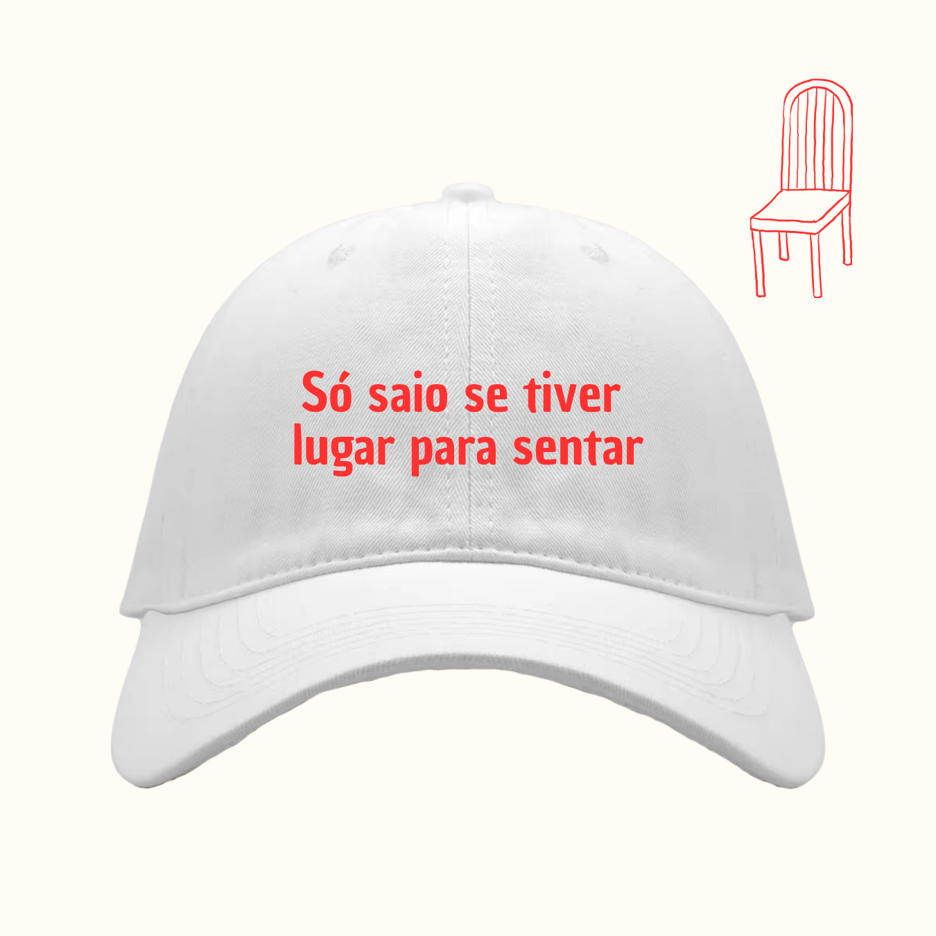 Só saio se tiver lugar para sentar
