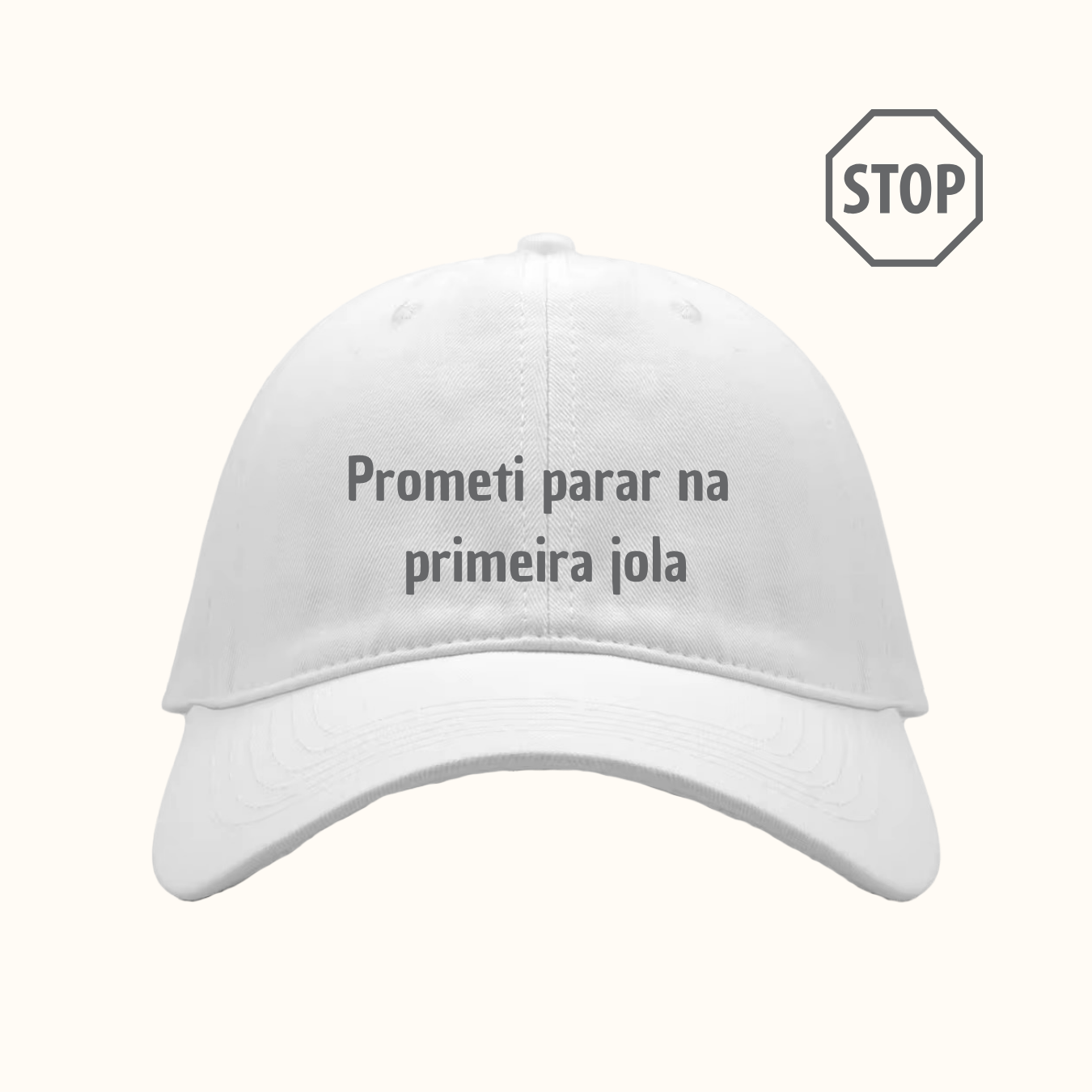 Prometi parar na primeira jola
