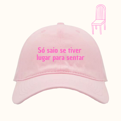 Só saio se tiver lugar para sentar