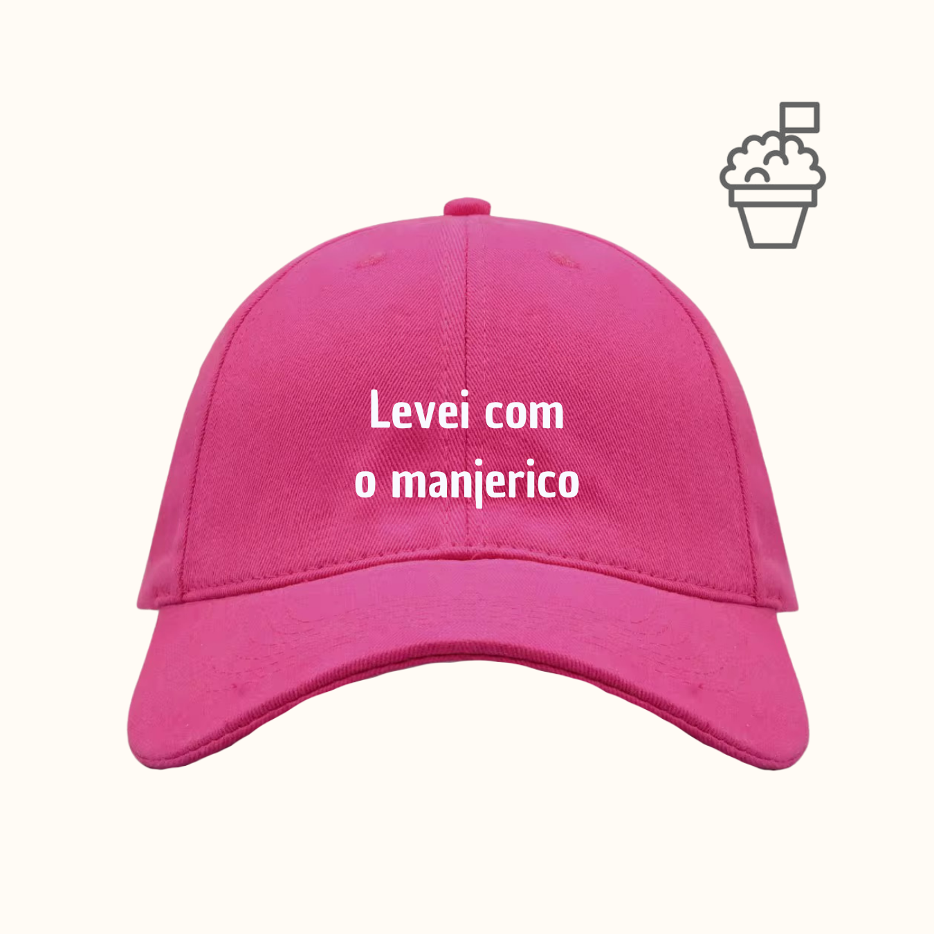 Levei com o manjerico
