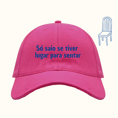 Só saio se tiver lugar para sentar