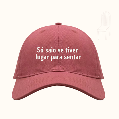 Só saio se tiver lugar para sentar