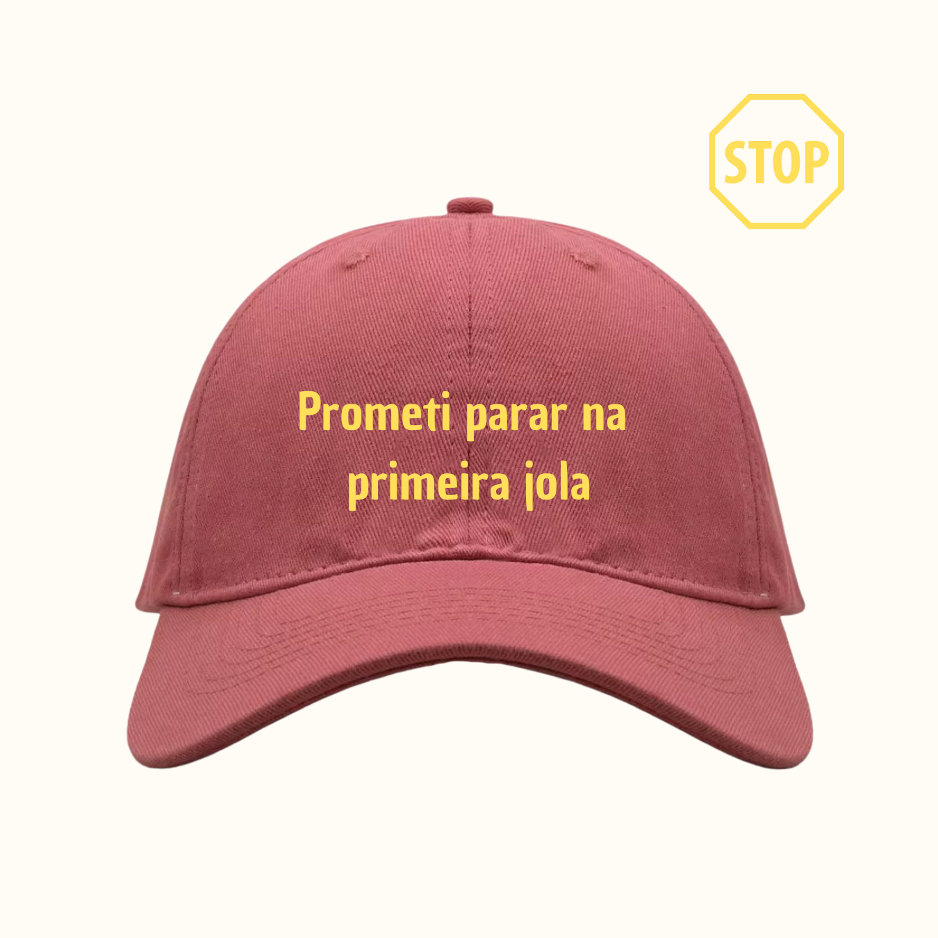 Prometi parar na primeira jola
