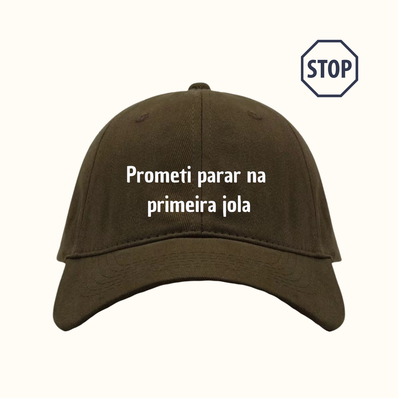 Prometi parar na primeira jola