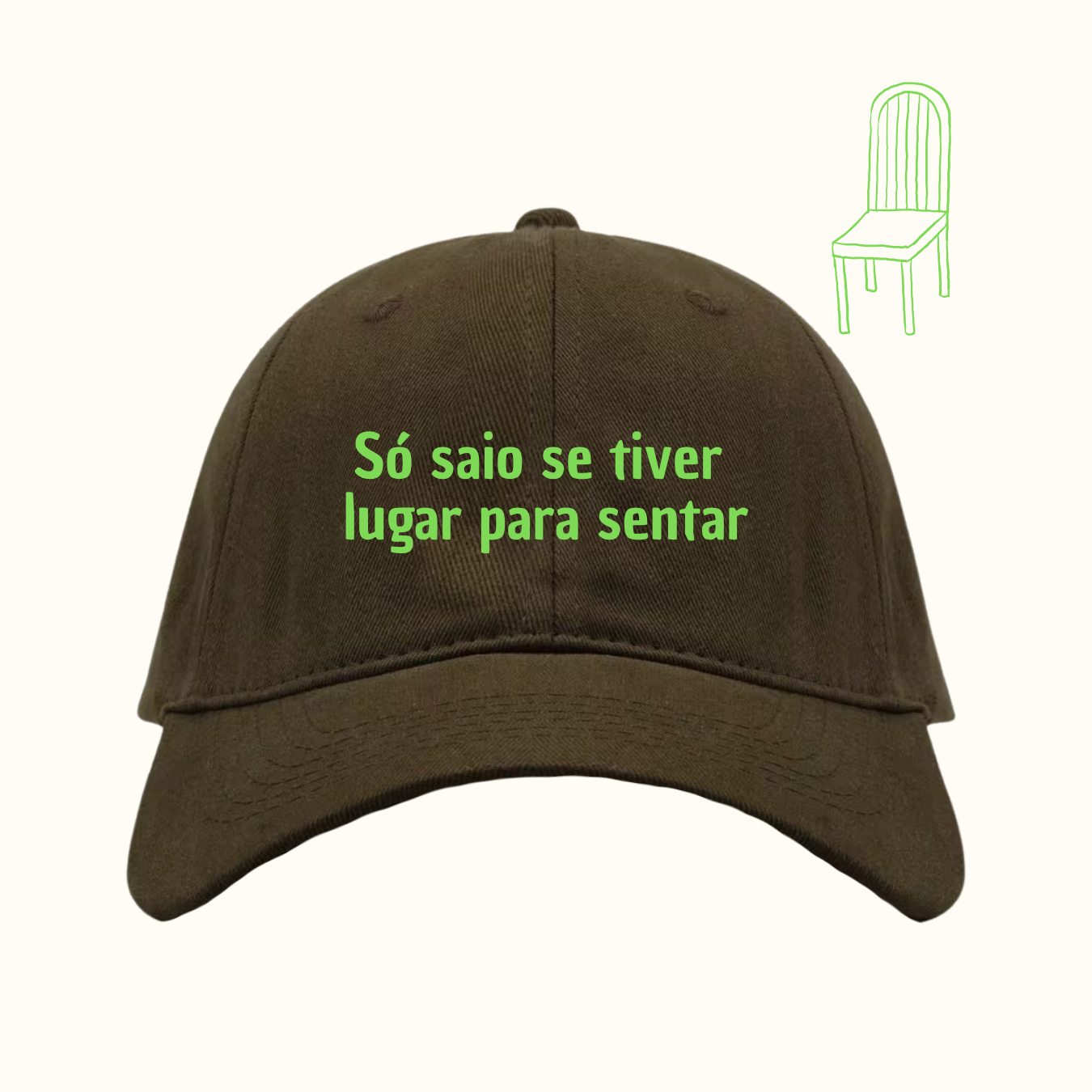 Só saio se tiver lugar para sentar